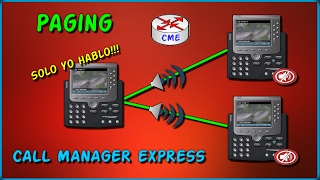 Configuracion Paging CME GNS3