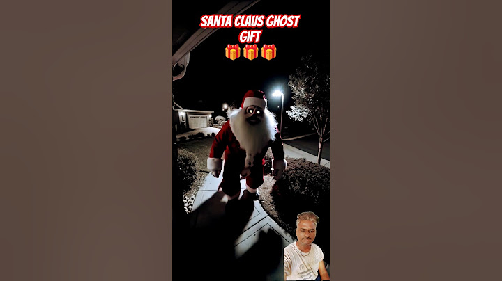 Santa Claus ghost gift 🎁🎁🎁#santaclausghost#horror#scary #creepy #darkghost
