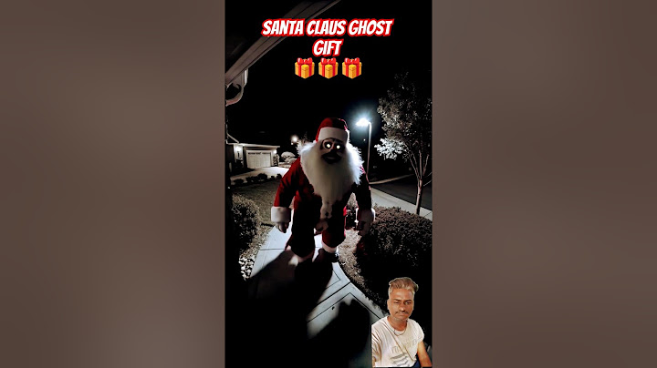 Santa Claus ghost gift 🎁🎁🎁#santaclausghost#horror#scary #creepy #darkghost