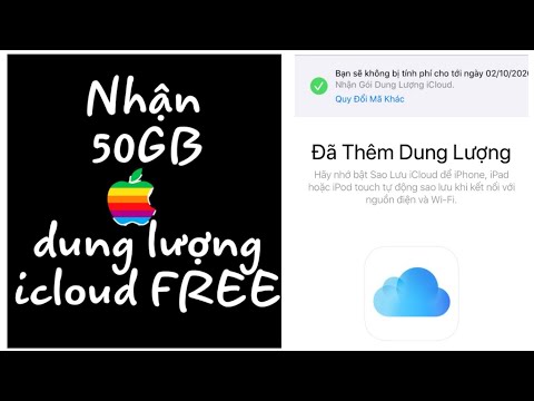 Hướng dẫn nhận 50GB dung lượng icloud MIỄN PHÍ