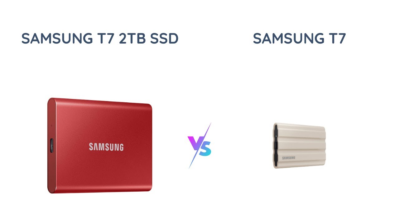 Samsung T7 vs T7 Shield Which External SSD is Best? YouTube