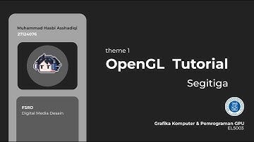 OpenGL Basic Tutorial 2- Segitiga - Hasbi