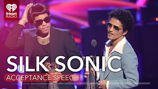 Video thumbnail of "Silk Sonic's Acceptance Speech - Best Duo/Group Of The Year | 2022 iHeartRadio Music Awards"