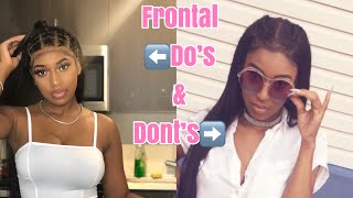 Tips for a natural looking frontal! Ft Nadula hair