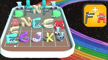 Merge Alphabet Lord Run - Max LVL Android,iOS