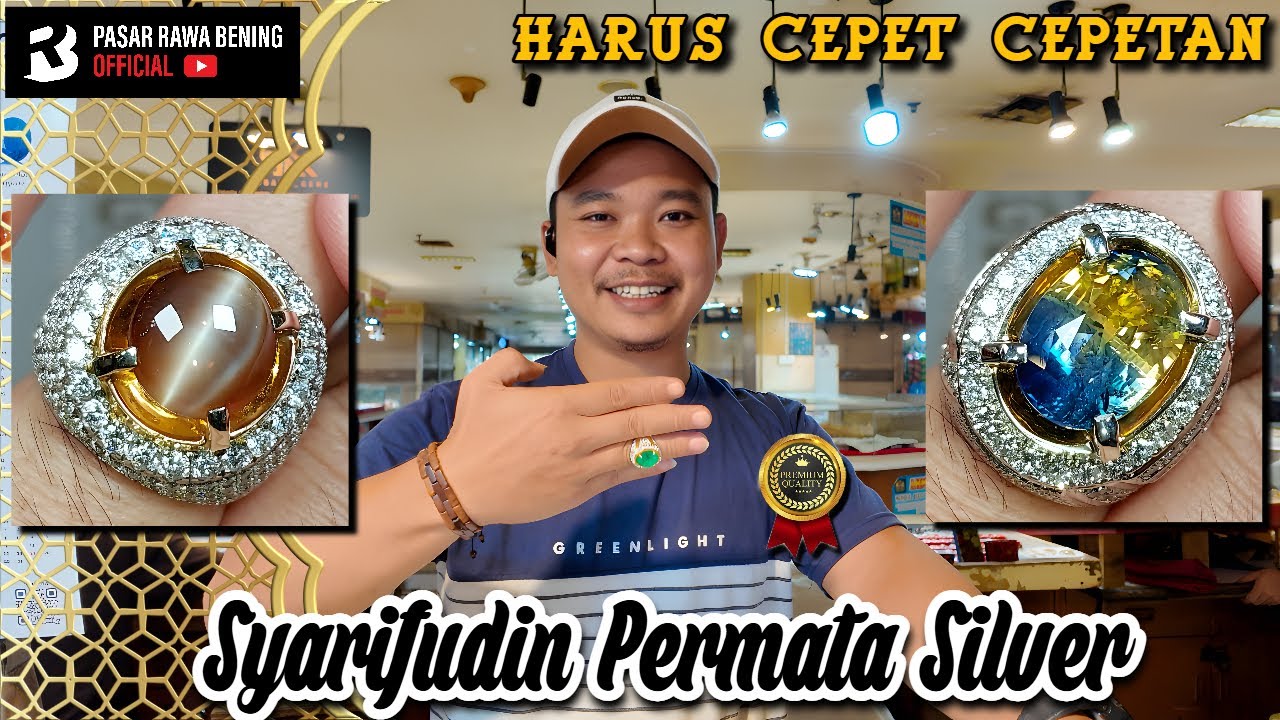 Permata Kelas Dunia ❗Sapphire Sri Lanka – Ruby Burma Super Promo( Syarifudin Permata Silver )