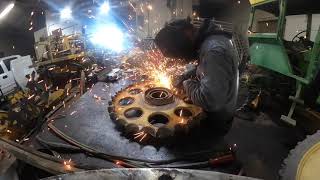 Caterpillar D4d  weld on sprockets.