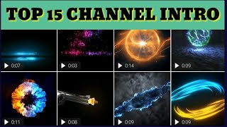 Top15 Intro Templates 2022 No Text (Free Download)