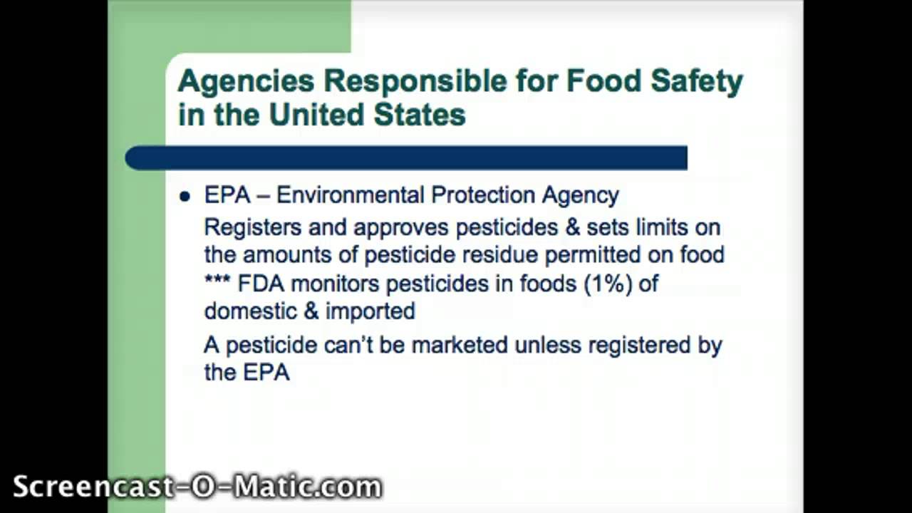 Food Safety 1 of 2 YouTube