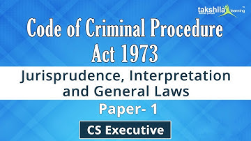 Code of Criminal Procedure Act, 1973 | Jurisprudence, Interpretation and General Laws - Cs Executive