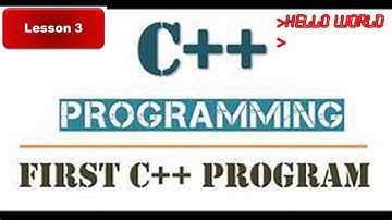 C++ Tutorial 3 - Your first program "Hello World"/CPP Programming Video Tutorial