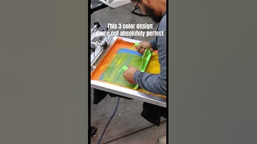 3 color screen printing design #printing #screenprinting #diy #textileprinting #silkscreenprinting