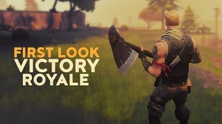 First Look - Victory Royale! (Fortnite Battle Royale)