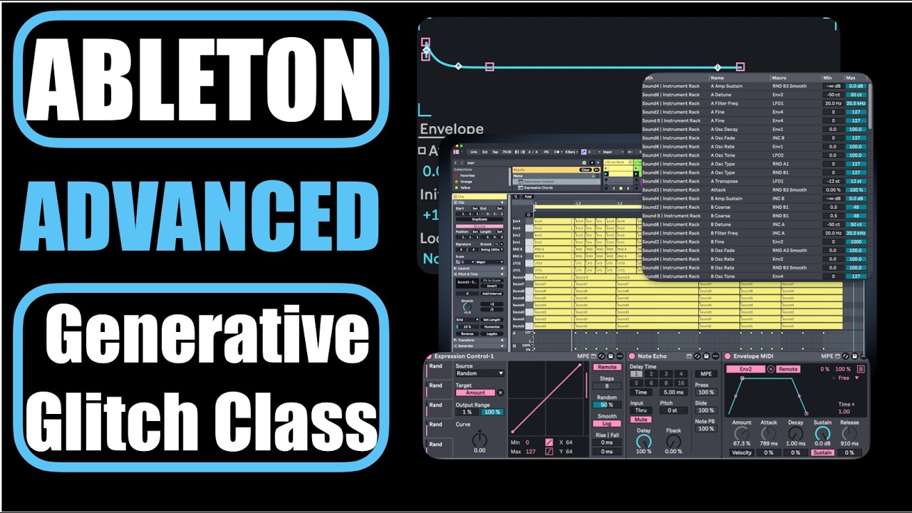 Generative Glitch With Ableton Live Drum Rack | User Friendly - YouTube