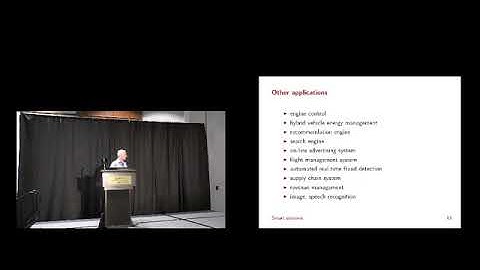 Stephen Boyd: Mathematical Optimization in Everyday Life: The Growing Role, 2016