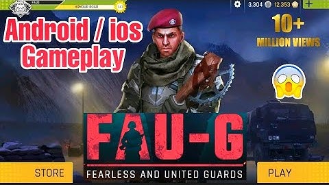 FAUG Android ios Gameplay | How to download faug game