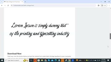 How to download and install Hello Vintage Font Free Download #viral #youtuber