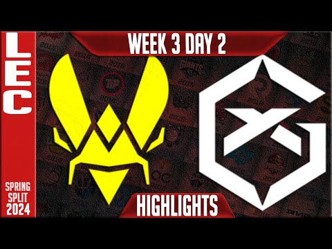 VIT vs GX Highlights | LEC Spring 2024 W3D2 | Team Vitality vs GiantX