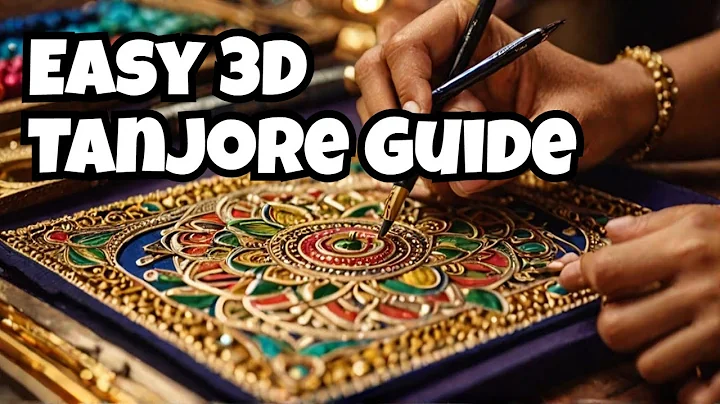 Master The Art Of 3d Tanjore Painting In Just 5 Simple Steps! | Easy Tutorial For Beginners|3d art
