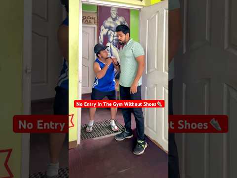 No Entry In The Gym Without Shoes👟🤣🏋️‍♀️ #youtube #gymmotivation #gym #daimi #youtubeshorts