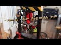 Easiest way to invert hydraulic jack upside down