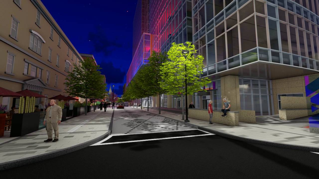 Argyle and Grafton Shared Streetscape Project - Animated Rendering ...