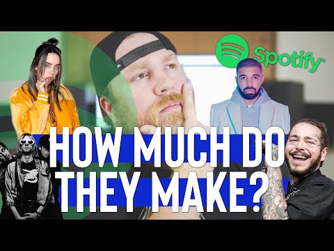 How Much MONEY Billie Eillish, Drake and Post Malone Make!?  Real Numbers!  2020