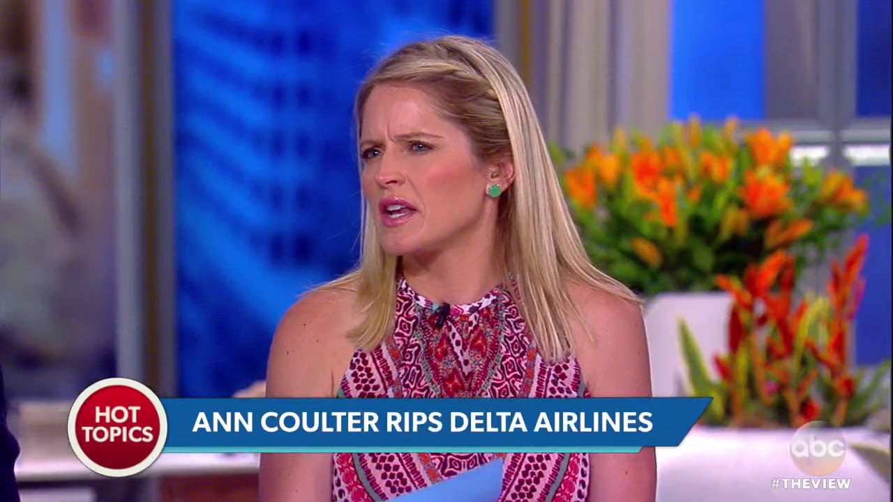 Ann Coulter Rips Delta Airlines, Delta Customer On Twitter | The View - Ann Coulter Rips Delta Airlines, Delta Customer On Twitter | The View