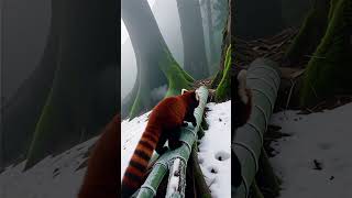 🐼 RED PANDA POV: From Snowy Bamboo to Bioluminescent Forest! 🐾