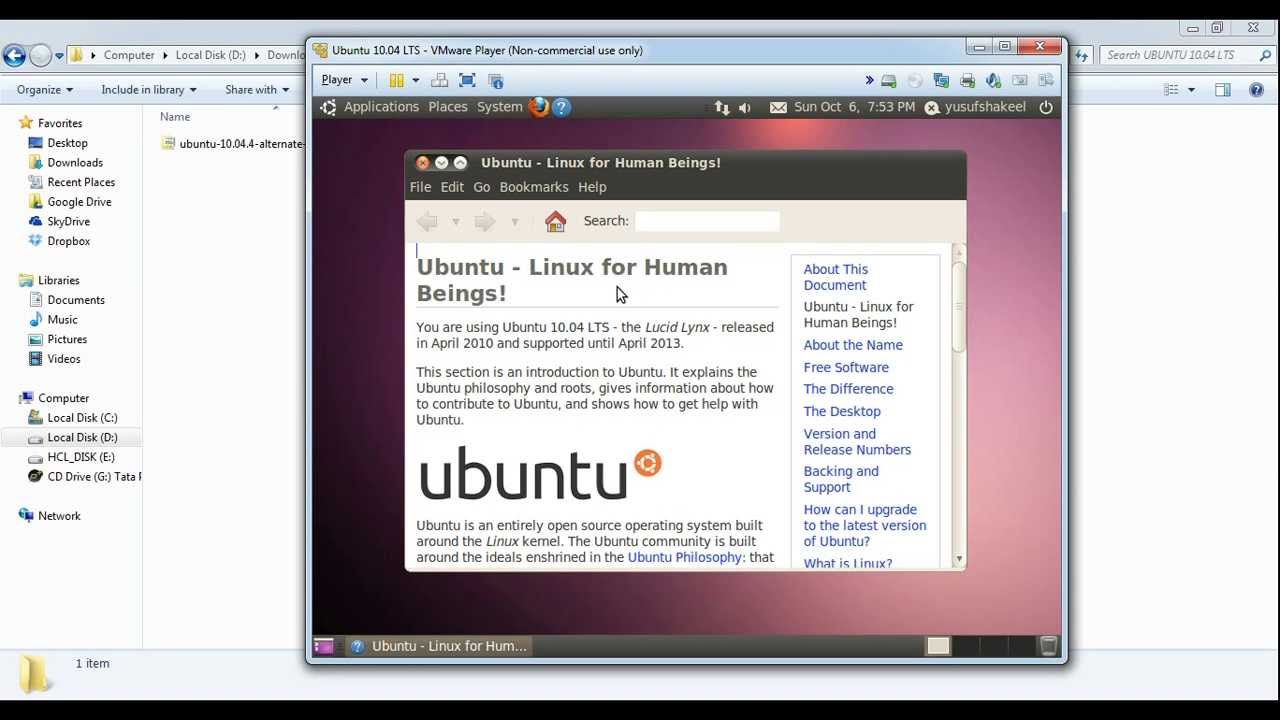 vmware player ubuntu download