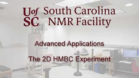 The 2D HMBC Experiment