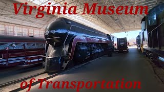 Virginia Museum of Transportation with the Norfolk and Western J #611 and A #1218