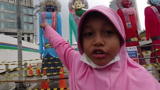 Ondel-ondel | Naya ngevlog Ondel-ondel Raksasa Terbesar di TIM Jakarta
