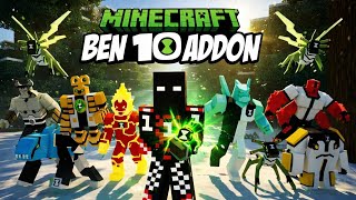 Ben 10 addon mod Minecraft Bedrock MCPE 