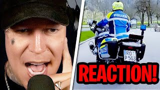 Monte REAGIERT auf Motorradcops auf Streife stern TV | MontanaBlack Reaktion