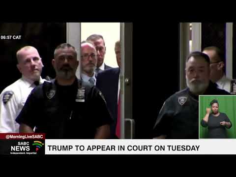 Trump to appear in court on Tuesday