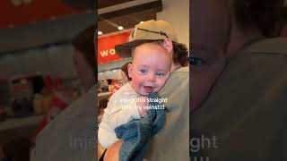 Baby giggle sound! cute baby laugh that melts hearts 😃 #giggles #happy #family #dadlife #dadlove