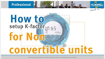 K-factor for non-convertible units tutorial