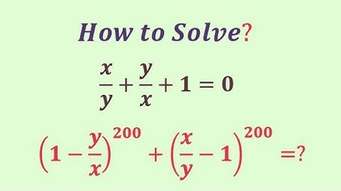 An Easy method to Beat this Algebra problem | Olympiad Question | how to solve this?