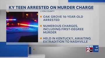 KY 16-year-old arrested on murder charge