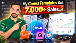 My Canva Templates Got 7,000+ Sales | How to Create and Sell Canva Templates Update