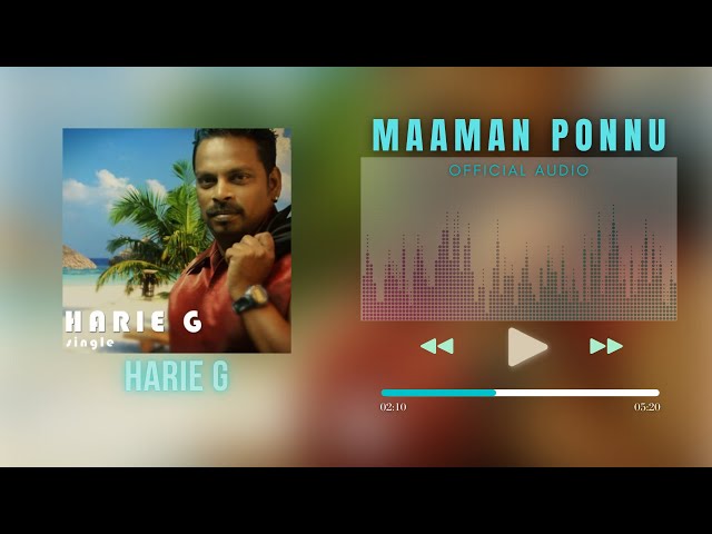 Harie G - Maaman Ponnu ft. Thila Laxshman | Saint TFC | Saran Z (Official Audio) class=