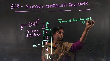 SILICON CONTROLLED RECTIFIER(SCR) WORKING|MODE-1|FORWARD BLOCKING MODE