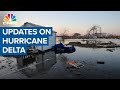 Updates on Hurricane Delta: Headed northwest, sustained winds 105 mph