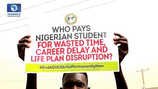 Nigerian Students Take Over Taraba Streets To Protest Prolonged ASUU Strike