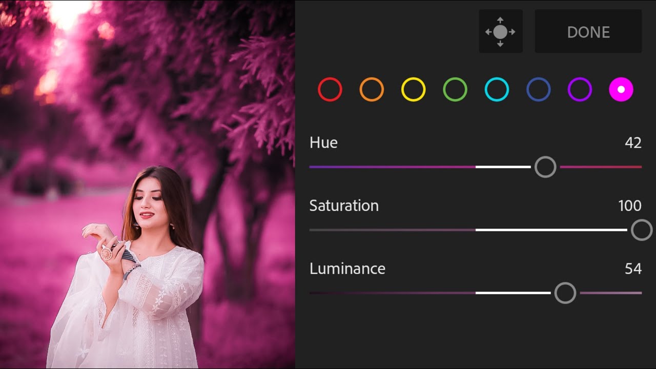 Lightroom Moody Pink Tone Photo Editing | Lightroom Photo Editing | Lr ...