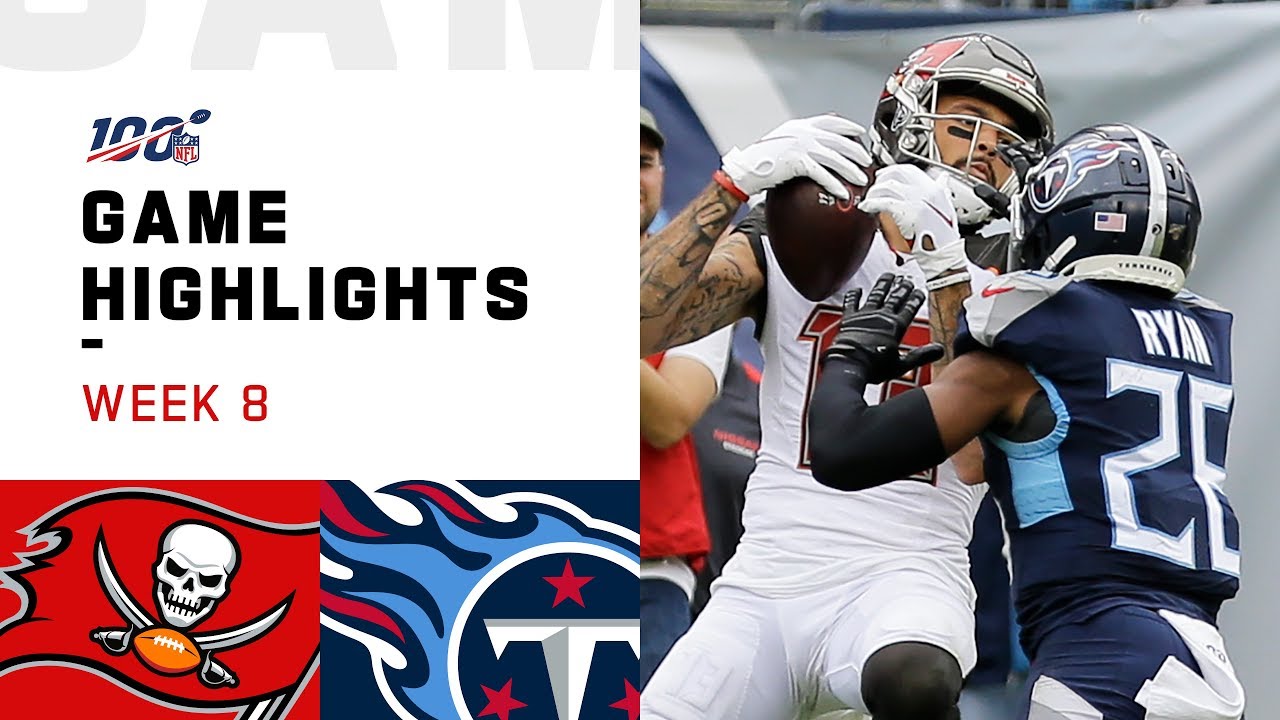 Buccaneers vs. Titans Week 8 Highlights | NFL 2019