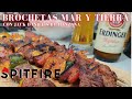 Receta de Brochetas Mar y Tierra con Jack Daniel´s de manzana | SPITFIRE | Exquisito | ERDINGER