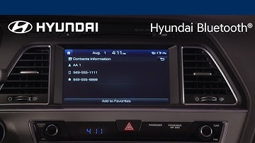 Making a Call Using the Multimedia System with Navigation | Hyundai Bluetooth