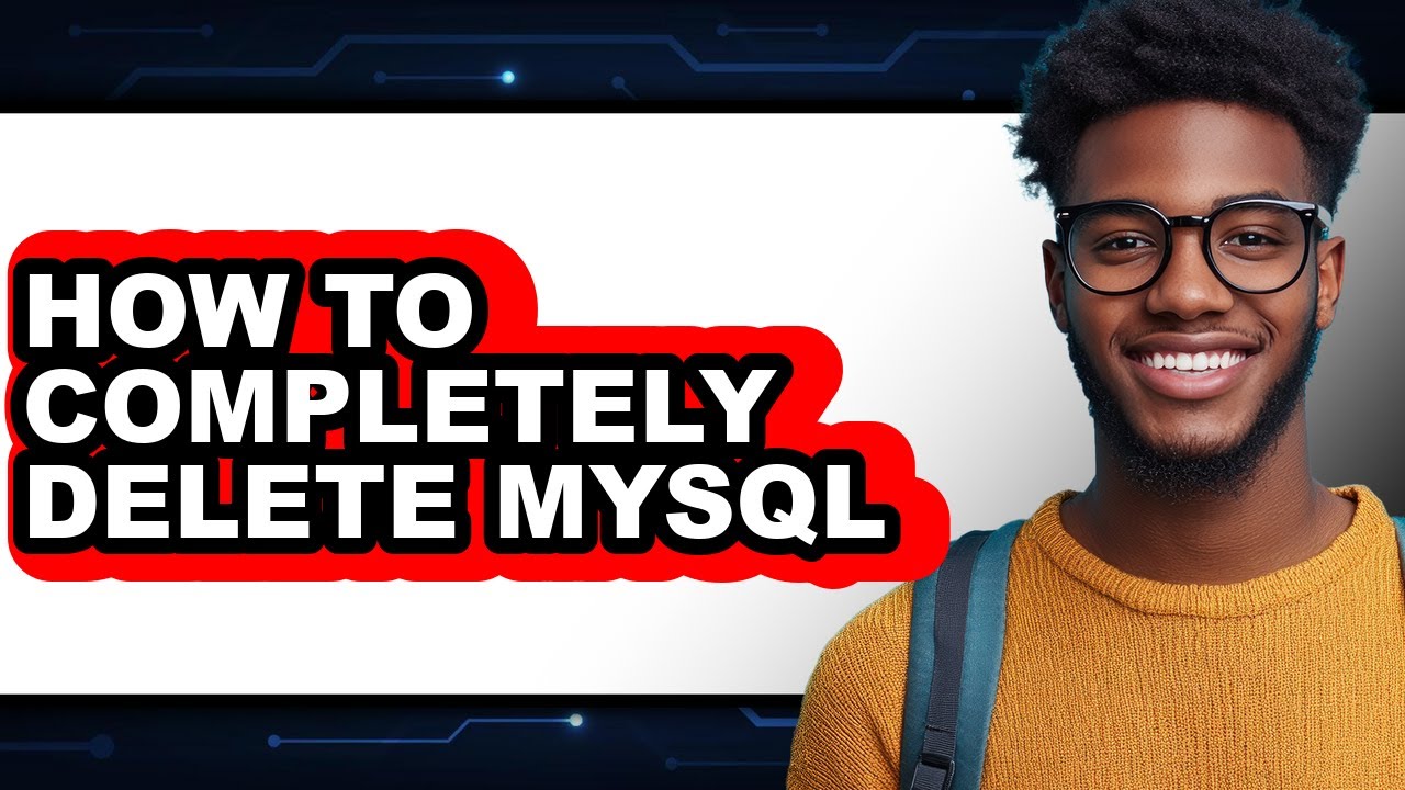 How to Completely Delete Mysql (updated) - YouTube